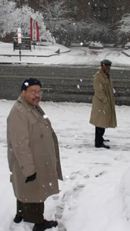 Albert and Fred in the snow