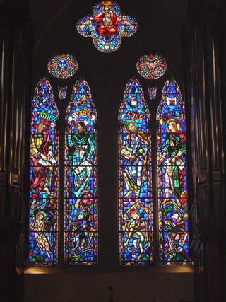 Choir gallery windows