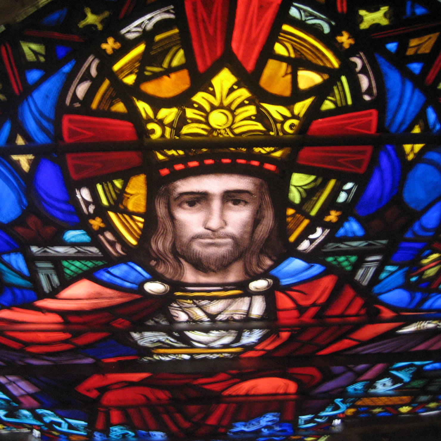 Christus Rex in Stained Glass