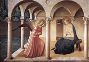 Fra Angelico, painting of the Annunciation
