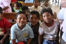 Nicaraguan children in San Juan de Oriente